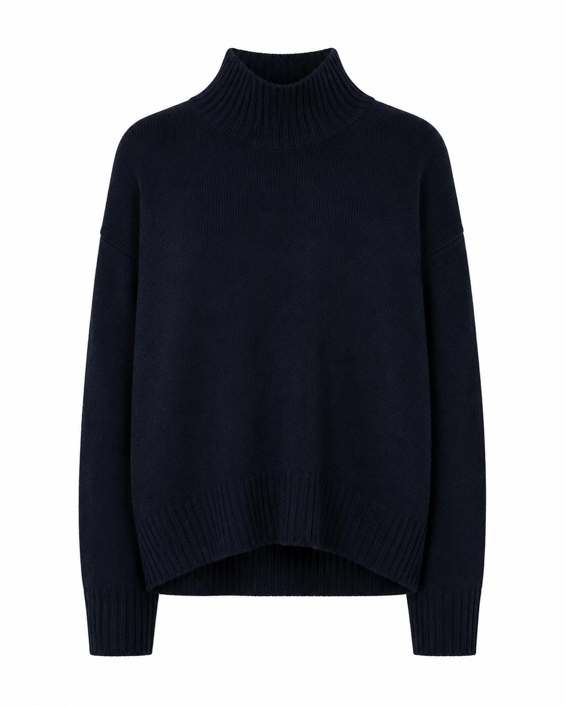Luisa Cerano - Pullover Navy Kaschmir-Wolle-Mix