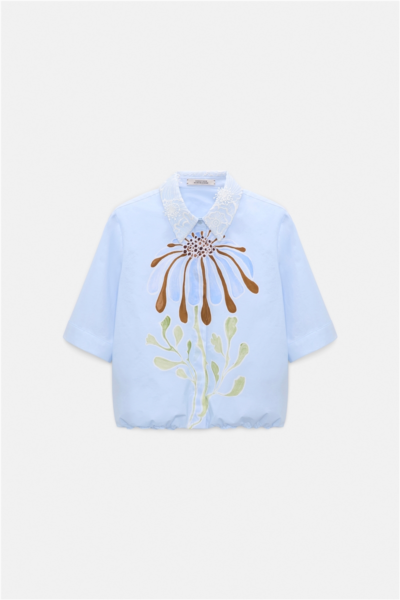 Dorothee Schumacher - Bluse mit floralem Signature-Print aus Baumwoll-Popeline