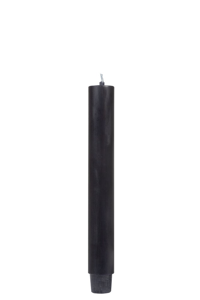 Stabkerze schwarz 20cm